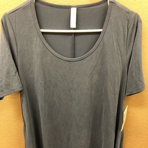 Lularoe XS perfect t slate blue modal fabric NWT